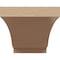 Ekena Millwork 10"W x 20"D x 10"H Wide Moab Rough Cedar Woodgrain TimberThane Corbel, Primed Tan CORUR10X20X10MOARCPR - alternate 6